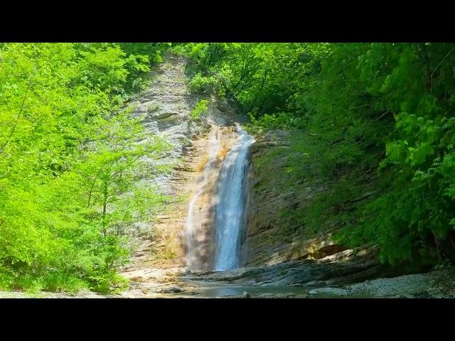 Плесецкие водопады. Красивое видео в 4К .           #gelendzhik #caucasian #водопады