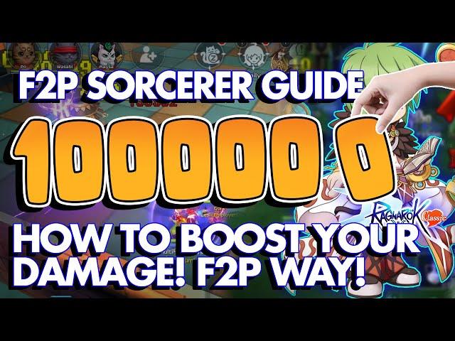 RAGNAROK M CLASSIC | HOW TO BOOST YOUR DAMAGE | F2P Secrets Tips and Tricks!