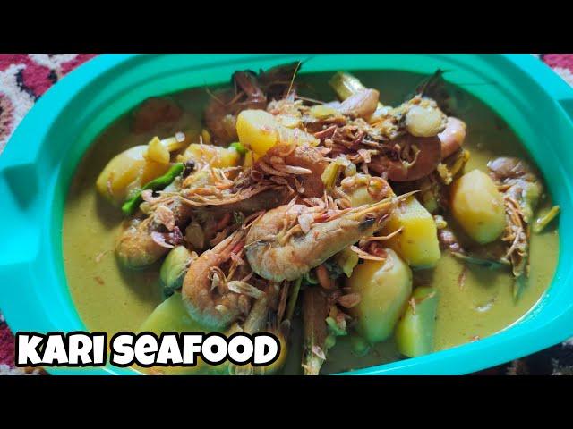 Kari seafood sederhana#kariudang#kariseafood