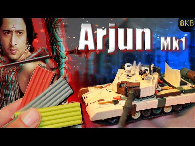 Indian Tank -Arjun Mk1! Tank designed in India. Clay!