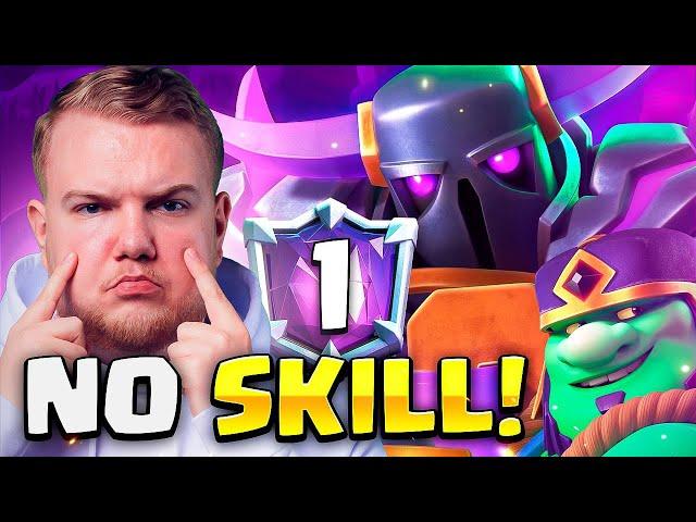 ANYONE CAN WIN WITH THIS NO SKILL DECK IN CLASH ROYALE!