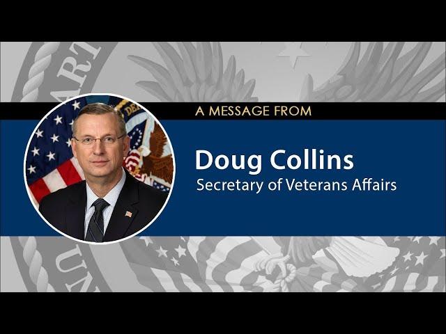 A message from SecVA Doug Collins