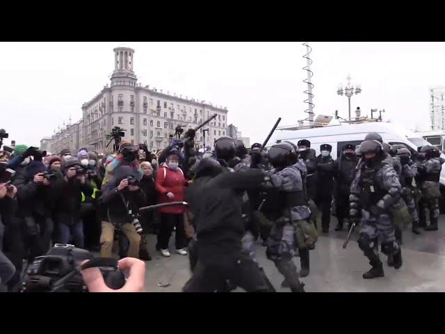 МОРТАЛ КОМБАТ С ОМОНОМ | МИТИНГ 23.01.2021 P13