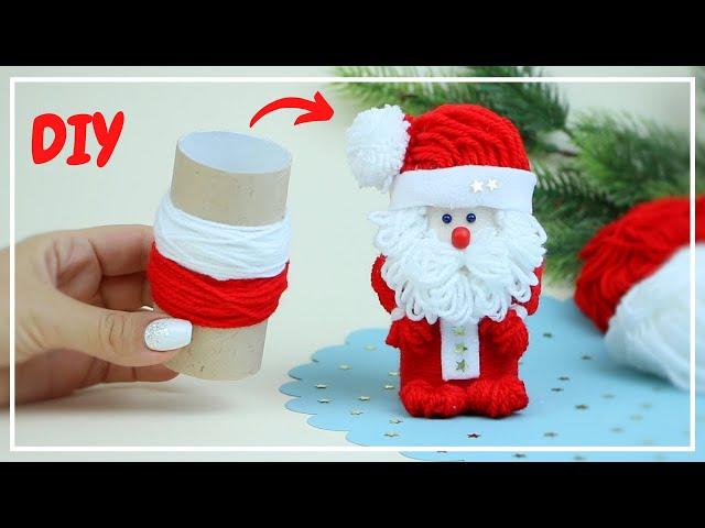 DIY Cute Santa Claus  Woolen Santa Claus Christmas decorations  DIY NataliDoma