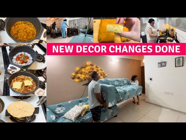 New Decor Changes in House | Khoya Paneer, Vanilla Teacake, Millet Chapati, Red Sauce Pasta Recipe