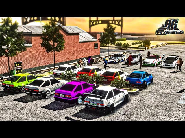 Ae86 CarMeet and Drifting in the New Update Drift Track - Car Parking Multiplayer New Update