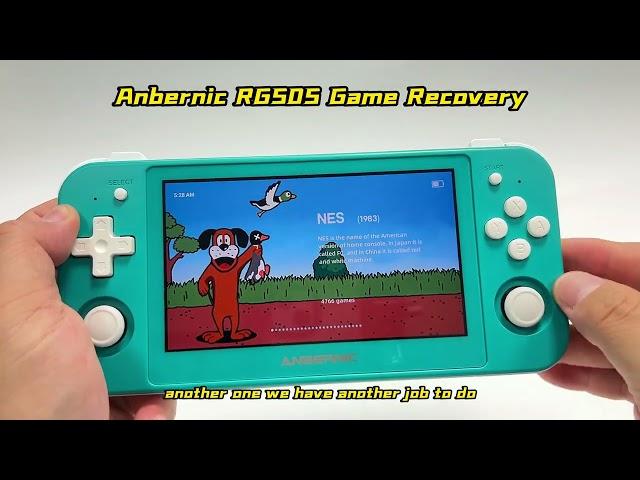 RG505 Games Recovery