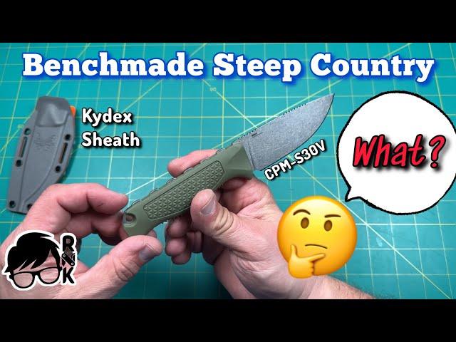 Unboxing a Benchmade Steep Country fixed blade knife… hmm?