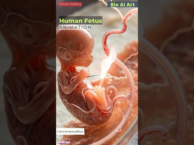 Human Fetus Animation | Human Anatomy | Bio AI Art | 04