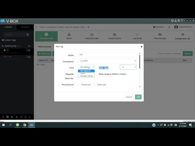 How to communicate V-Box with WECON PLC？