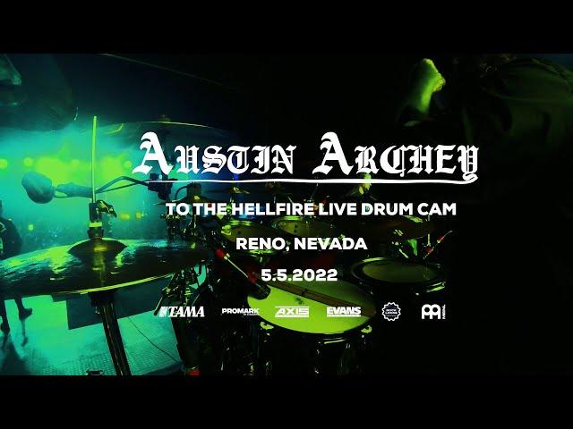 Austin Archey - Lorna Shore - To The Hellfire - Live Drum Cam (Reno, NV)