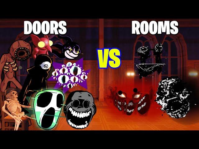 Roblox "DOORS VS ROOMS" Monsters - Friday Night Funkin'