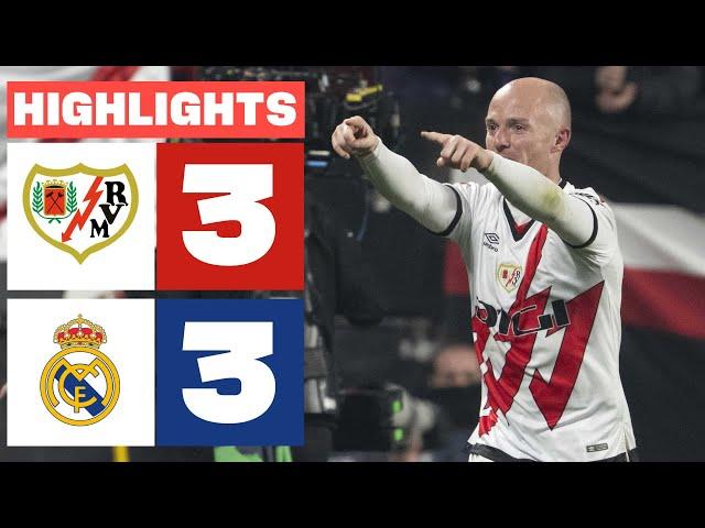 RAYO VALLECANO 3 - 3 REAL MADRID I HIGHLIGHTS LALIGA EA SPORTS