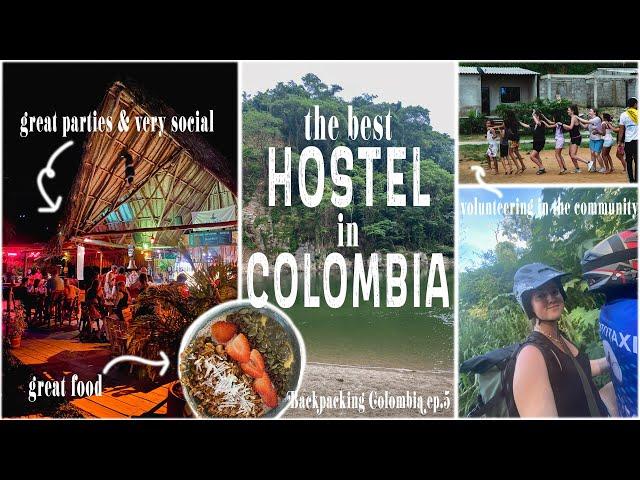 the BEST HOSTEL in COLOMBIA!! El Rio Buritaca Hostel