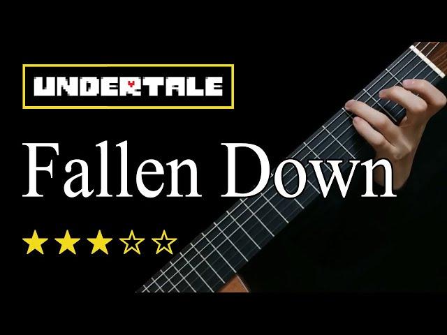 Fallen Down (Undertale) - Guitar Lesson + TAB