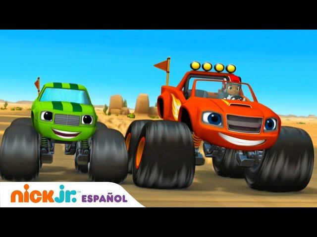 Blaze and the Monster Machines | Salvar el Día | Nick Jr. en Español