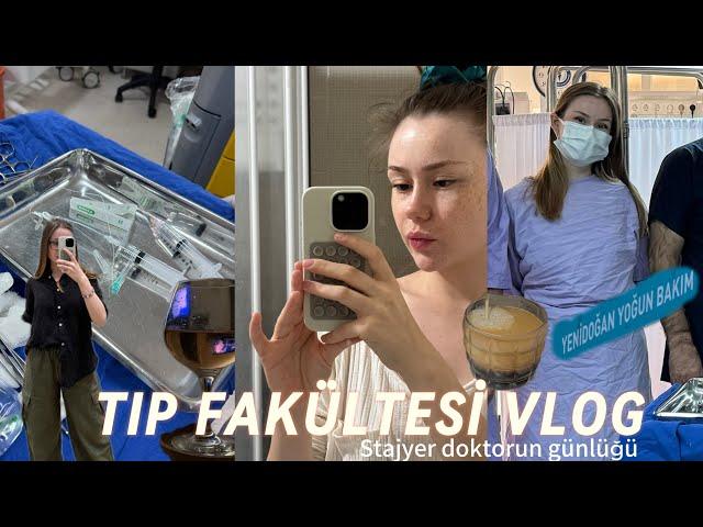 TIP FAKÜLTESİ VLOG| stajyer doktorun günlüğü, verimli günler, sabah rutini, hastane vlog, cilt bakım