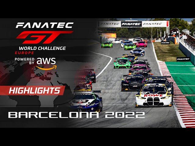 Race Highlights | Barcelona 2022 | Fanatec GT World Challenge Europe Powered by AWS