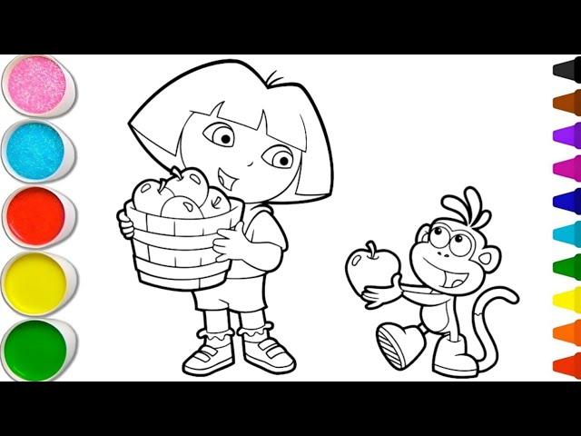 Dora Drawing for Kids | Super Easy & Fun Tutorial for Toddlers!