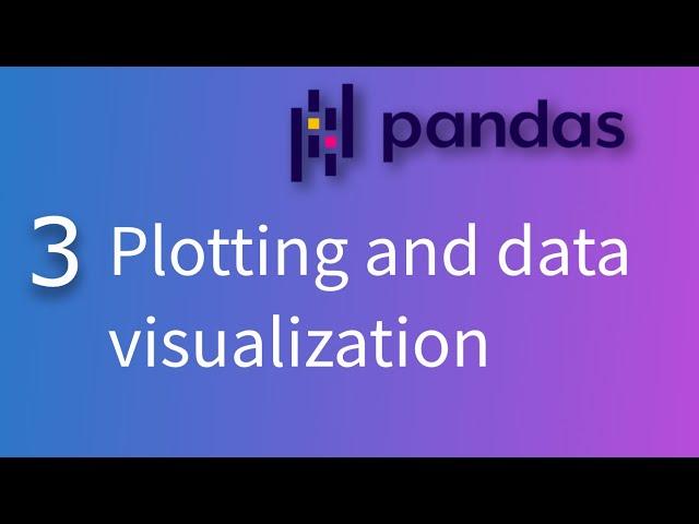 Basic plotting and data visualization with Pandas