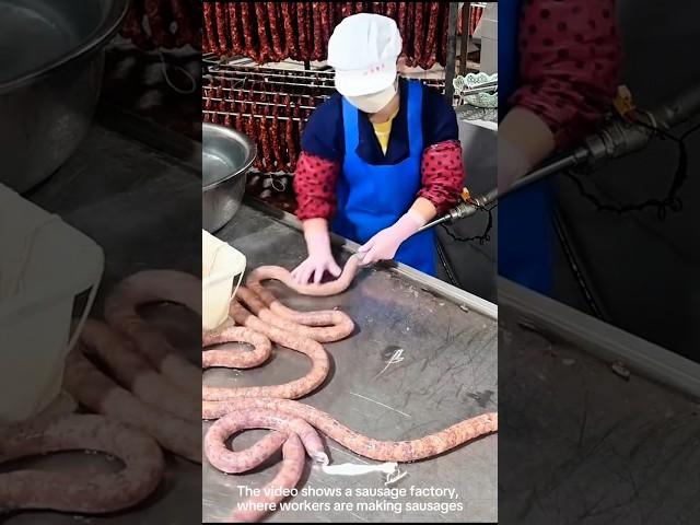 Sausage made in a factory- Good tools and machinery can increase work efficiency