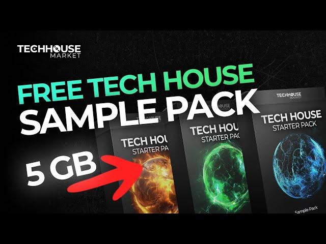 Free 5GB Tech House Sample Pack | 2024 | Vocals, Presets, Drums & Much More