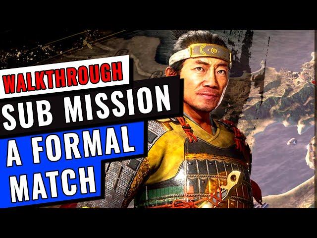 Nioh 2 A Formal Match Walkthrough | Sub Mission | GameClubz