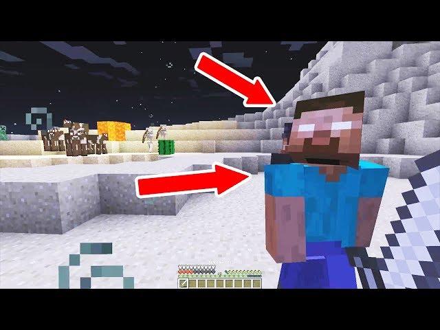 HEROBRINE СУЩЕСТВУЕТ! НА МЕНЯ НАПАЛ HEROBRINE В MINECRAFT МУЛЬТИК СТРАШИЛИЛКА