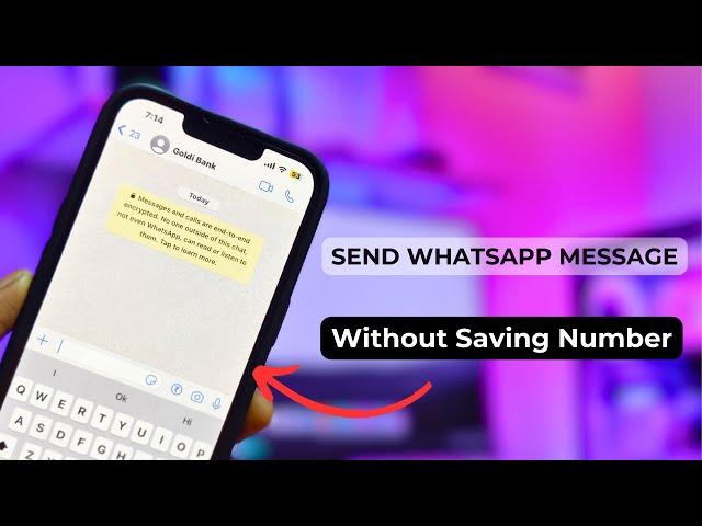 Send WhatsApp Message Without Saving Number @abcapple