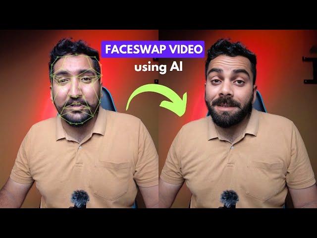 How to Face Swap Any Video using FREE AI | Deepfake 2024