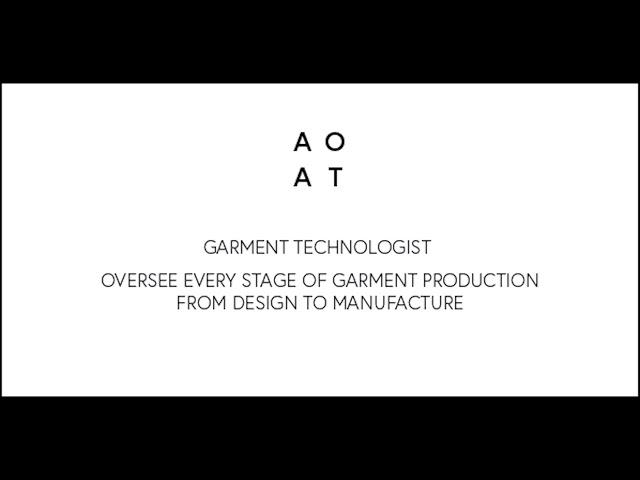 INTRODUCTION TO FASHION TECHNICAL DESIGN & GARMENT TECHNOLOGY