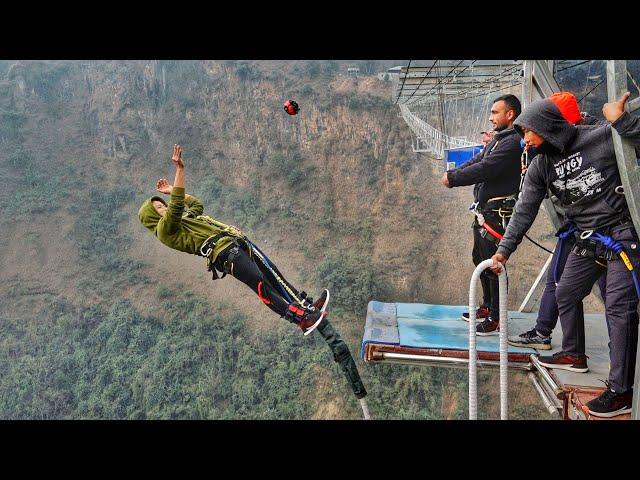 Amazing  Bungy Jump| World's Second Highest |228m |The Cliff Nepal |Kushma |Nepal