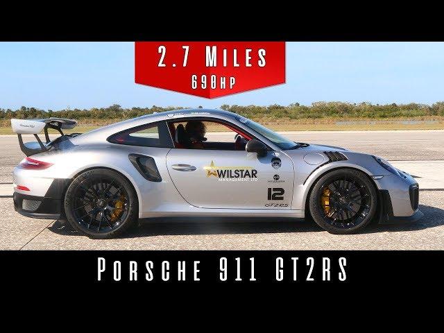 2018 Porsche 911 GT2 RS (Top Speed Test)