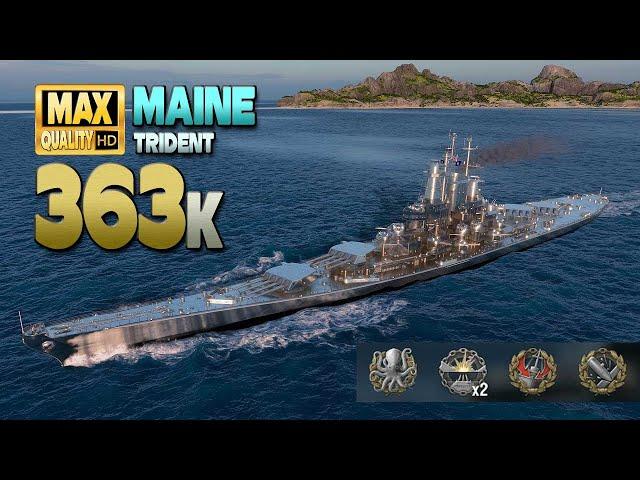 Battleship Maine: Hero of the flank - World of Warships