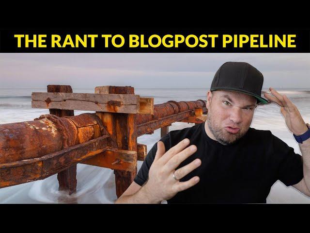 The rant-to-blogpost pipeline with AI