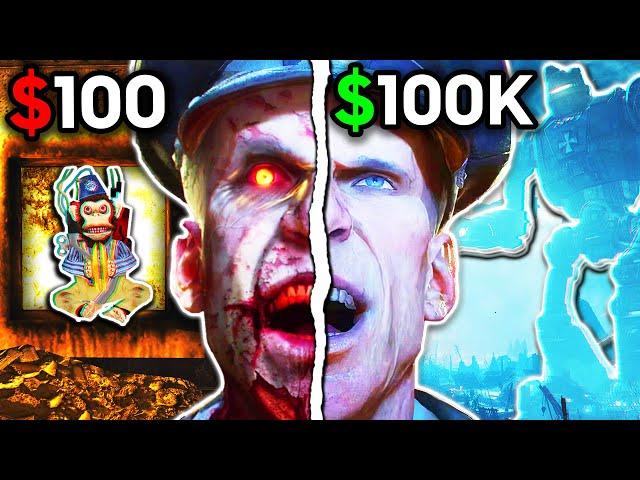 Beating $1 vs $100,000 Zombies Easter Eggs.