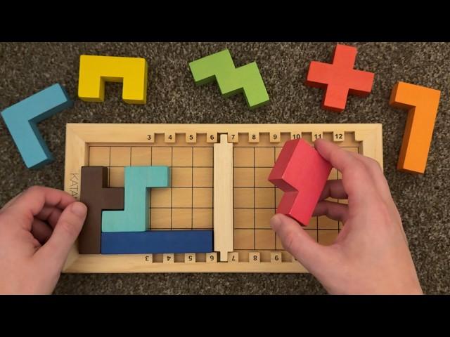 ASMR Katamino (Wooden Puzzle Solving)