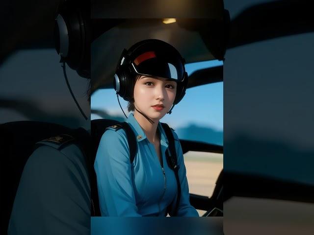 女飞行员的一生  the life of a female pilot #pilot #girl #life #aianimation #ai