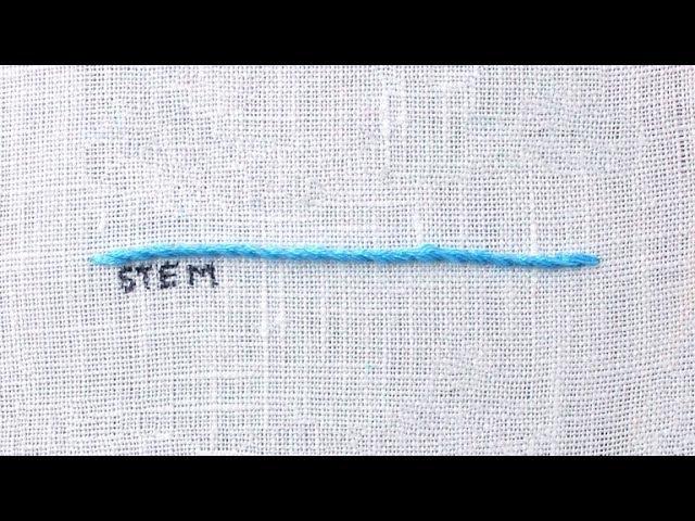 How to Stem Stitch