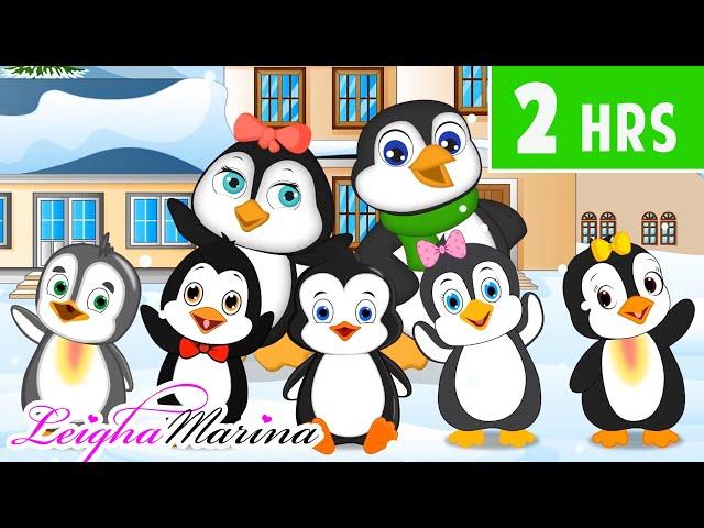 Five little penguins went out one day + More Kids Songs & Nursery Rhymes