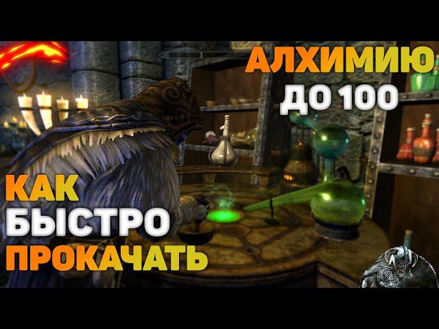 КАК ПРОКАЧАТЬ АЛХИМИЮ В СКАЙРИМ? | АЛХИМИЯ ДО 100