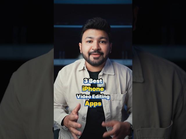 TOP 3 VIDEO EDITING Apps for iPHONE for REELS #Shorts | Sunny Gala