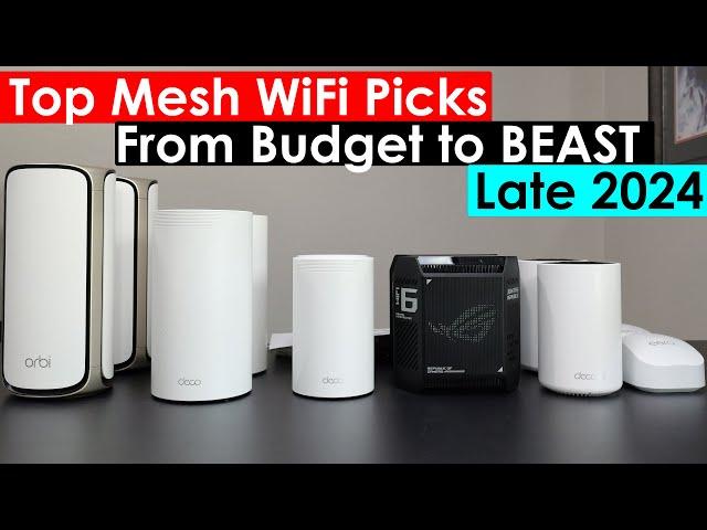 Top 6 Mesh WiFi Systems for 2024: Speed, Range, & Budget Picks (WiFi 6,  WiFi 6E, & WiFi 7)