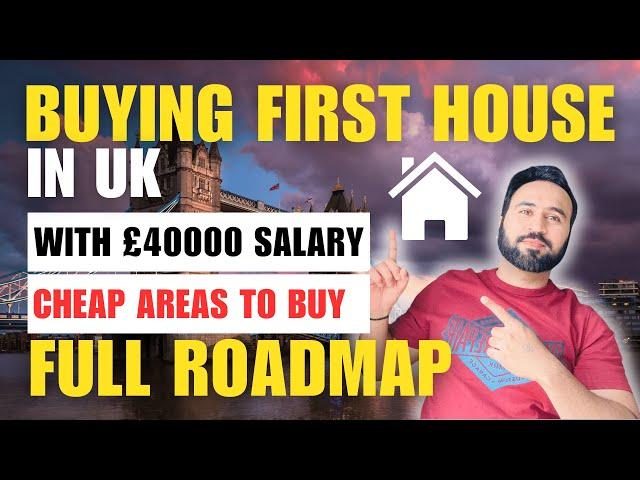 How To Buy FIRST House In UK On Skilled Worker Visa | Cheap Areas In UK To Buy House