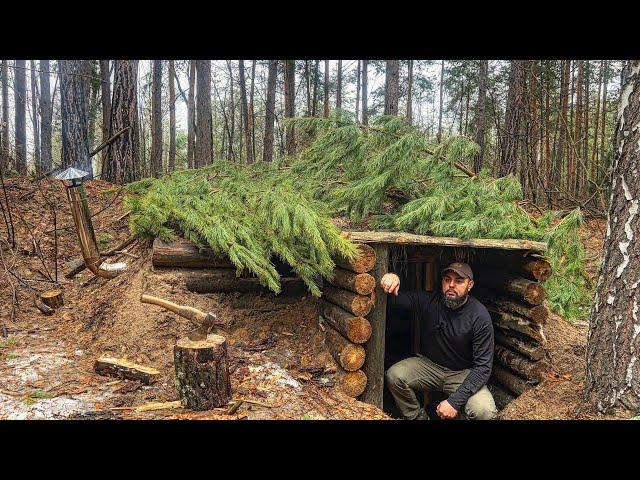 LIFE IN THE WILD | FOLDING SUNBED IN A DUGOUT | TEST OF A HIKING WATER FILTER | NEW DISH