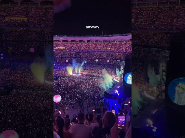 This is what we got for $30 Coldplay infinity tickets #coldplay #concert #coldplayinfinityticket