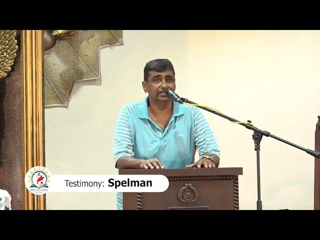 Testimony Spelman | 'Jesus delivered me from my addiction' | Tamil | DRCColombo