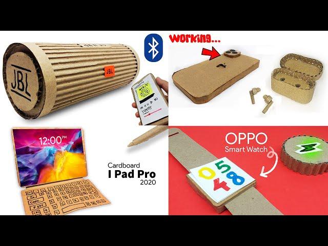 All My Working Cardboard Gadgets - Stop Motion