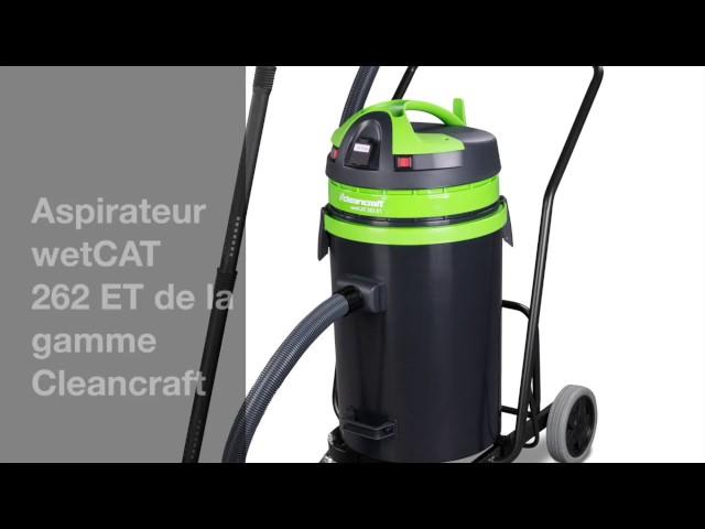 Tutoriel Vidéo de l'aspirateur wetCAT 262 ET - Cleancraft - Optimachines