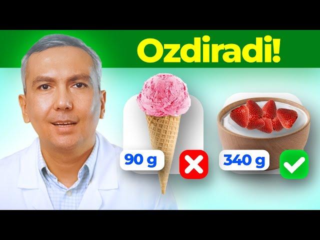 Ozdiradigan ovqatlar va semirtiradiganlari!